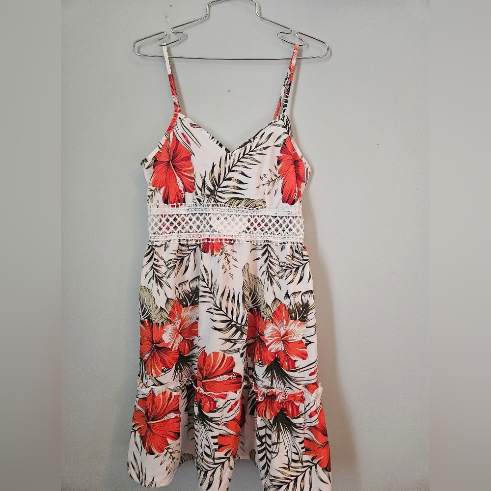 Floral Spaghetti Strap Dress